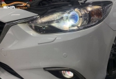 Độ đèn Mazda 6 LED Titan Platium + Bi gầm Xlight F10  